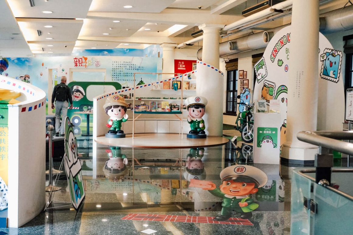 郵政博物館臺北館展覽空間,結合互動體驗與親子展示,是北門周邊熱門親子景點